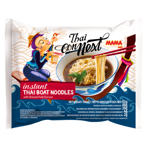 Load image into Gallery viewer, Mama Thai ConNext Boat Rice Noodles - Braised Pork Flavour-媽媽泰國湯米粉-滷肉味-93g-INMM159