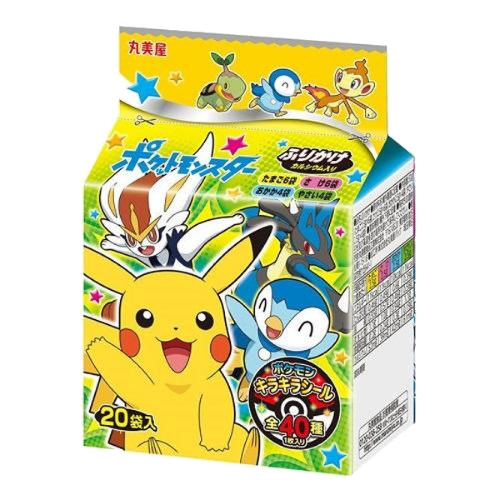 Load image into Gallery viewer, Marumiya Pokemon Furikake (6 Eggs, 6 Salmon, 4 Okaka & 4 Vegetables)-丸美屋寵物小精靈米飯調味料-混合-69g-JPN645