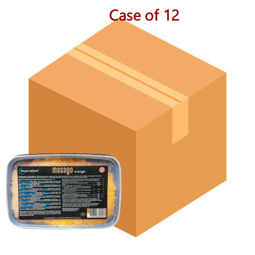 ギャラリービューアに画像を読み込む、Masago Orange (Capelin Roe) - 500g-毛鱗魚卵-橘 (小魚子)-500g-JPN808-12