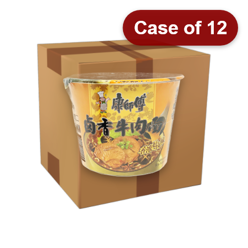 โหลดรูปภาพเข้าสู่ตัวดูแกลเลอรี, Master Kang Bowl Noodle - Braised Beef-康師傅鹵香牛肉碗面-110g-INMK311-12