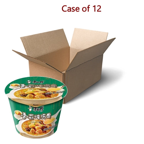 将图像加载到图库查看器中, Master Kang Bowl Noodle - Chicken & Mushroom-康師傅香菇炖雞碗面-101g-INMK304-12