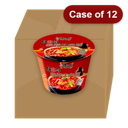 Load image into Gallery viewer, Master Kang Bowl Noodle - Hot & Sour Beef (Old Vinegar)-康師傅老陳醋酸辣牛肉碗面-119g-INMK309-12