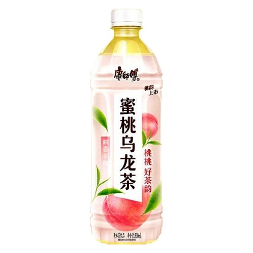 갤러리 뷰어에 이미지 로드, Master Kang Fruit Tea Peach Oolong Flavour-康師傅白桃烏龍茶-500ml-DRIMK131