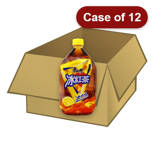 Load image into Gallery viewer, Master Kang Ice Lemon Tea-康師傅冰紅茶-1ltrs-DRIMK303-12