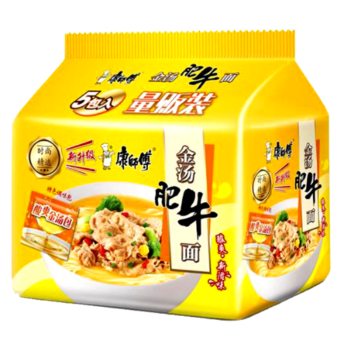 將圖片載入到圖庫檢視器中, Master Kang Noodle - Golden Beef-康師傅金湯肥牛面-5_108g-INMK114