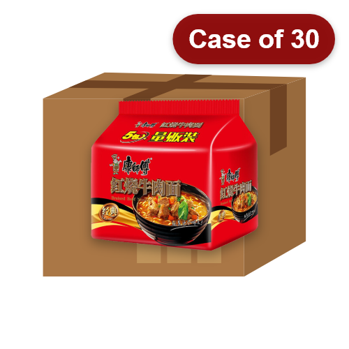 Load image into Gallery viewer, Master Kang Noodle - Roast Beef-康師傅紅燒牛肉面-5_100g-INMK103-30