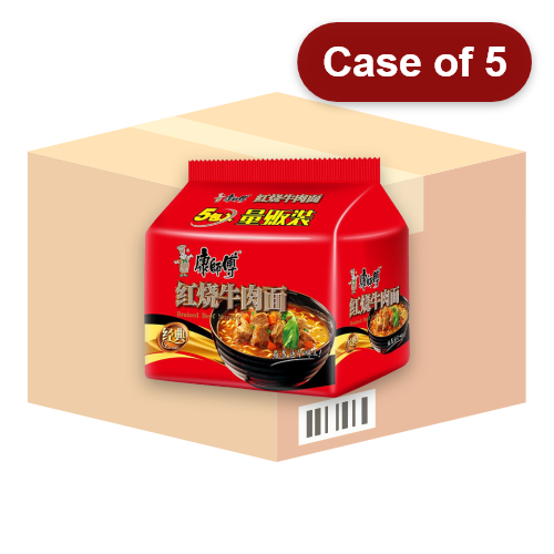 Load image into Gallery viewer, Master Kang Noodle - Roast Beef-康師傅紅燒牛肉面-5_100g-INMK103-5