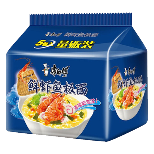 Load image into Gallery viewer, Master Kang Noodle - Seafood-康師傅鮮蝦魚板面-5_98g-INMK104