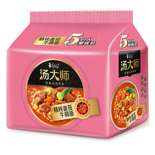 Load image into Gallery viewer, Master Kang Noodle - Tomato Beef-康師傅湯大師 - 精炖番茄牛腩麵-5_119g-INMK154