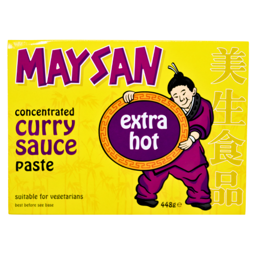 โหลดรูปภาพเข้าสู่ตัวดูแกลเลอรี, Maysan Concentrated Curry Sauce - Extra Hot-美生辣味咖哩種-448g-CUR325