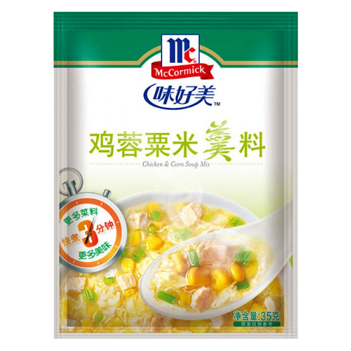 ギャラリービューアに画像を読み込む、McCormick Chicken & Corn Soup Mix-味好美雞蓉粟米羹料-35g-STK226