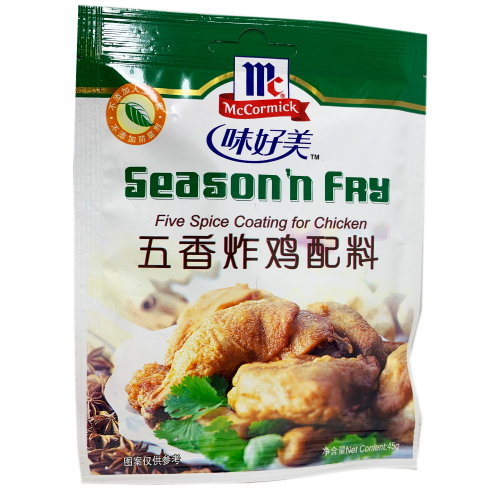 將圖片載入到圖庫檢視器中, McCormick Five Spice Coating for Chicken-味好美五香炸雞配料-45g-SEA213