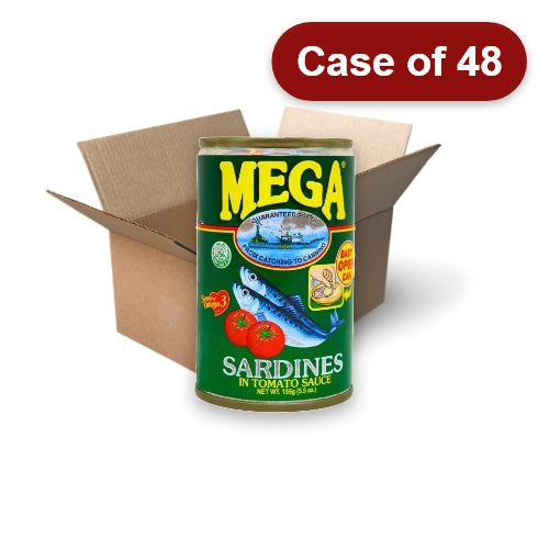 Load image into Gallery viewer, Mega Sardines In Tomato Sauce-美佳茄汁沙丁魚-155g-TFISH404-48