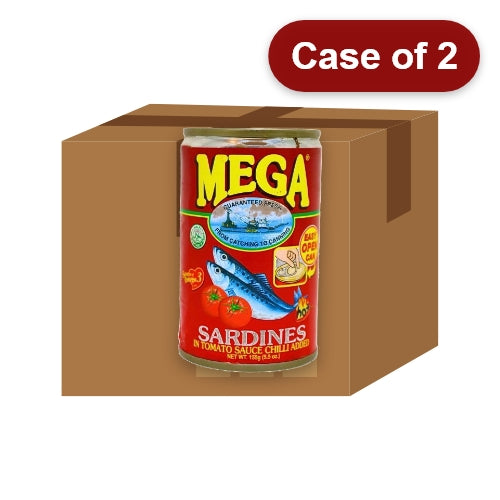 Load image into Gallery viewer, Mega Sardines In Tomato Sauce With Chili-美佳辣味茄汁沙丁魚-155g-TFISH405-2