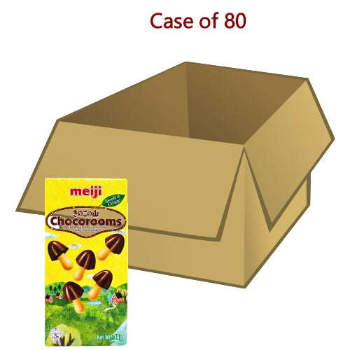 โหลดรูปภาพเข้าสู่ตัวดูแกลเลอรี, Meiji Chocorooms - Chocolate-明治蘑菇造型巧克力餅-40g-CHOMJ207-80