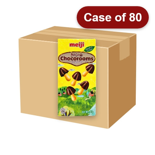 ギャラリービューアに画像を読み込む、Meiji Chocorooms - Chocolate-明治蘑菇造型巧克力餅-40g-CHOMJ207-80