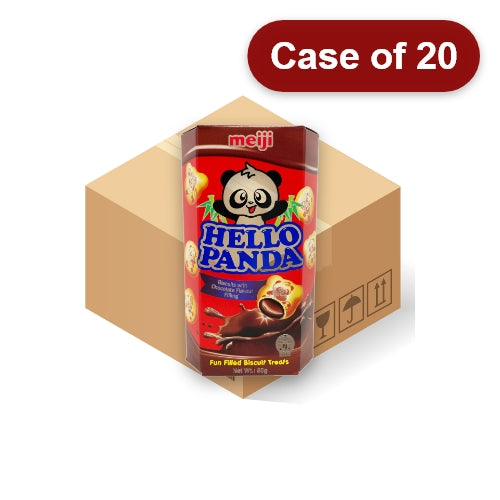 갤러리 뷰어에 이미지 로드, Meiji Hello Panda Biscuits - Chocolate - 50g-明治熊貓巧克力味夾心餅乾-50g-BISMJ117-20