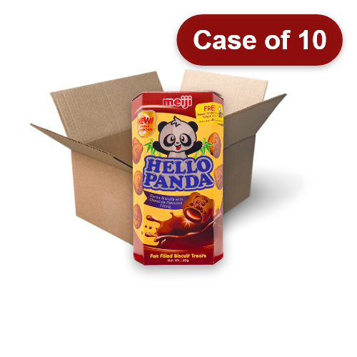 Load image into Gallery viewer, Meiji Hello Panda Choco Biscuits - Chocolate-明治熊貓雙重巧克力味夾心餅乾-50g-BISMJ115-10