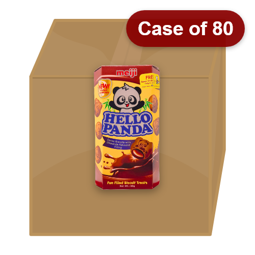 Load image into Gallery viewer, Meiji Hello Panda Choco Biscuits - Chocolate-明治熊貓雙重巧克力味夾心餅乾-50g-BISMJ115-80