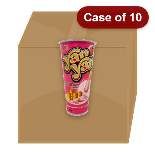 โหลดรูปภาพเข้าสู่ตัวดูแกลเลอรี, Meiji Yan Yan Dip Biscuit - Strawberry-明治草莓味餅乾棒-50g-BISMJ211-10