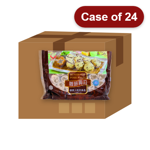 Load image into Gallery viewer, Meng Fu Mushroom Pork Ball-蒙福正點香菇貢丸-360g-FBALLMF110-24