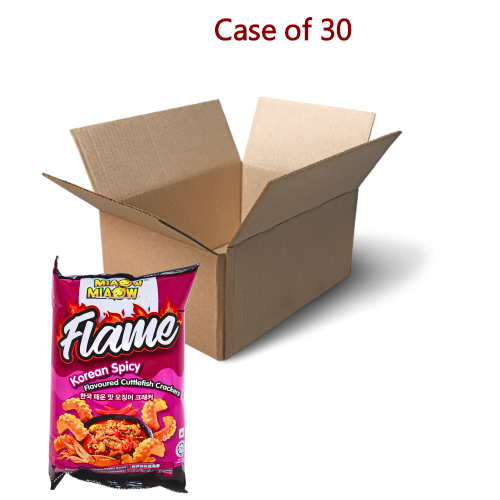 Load image into Gallery viewer, Miaow Miaow Cuttlefish Crackers - Korean Spicy-妙妙魷魚鮮-韓式辣味-50g-SNACMM214-30