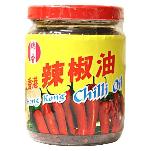 โหลดรูปภาพเข้าสู่ตัวดูแกลเลอรี, Min Hong HK Chilli Oil-綿香香港辣椒油-有渣-210g-CHIMH101