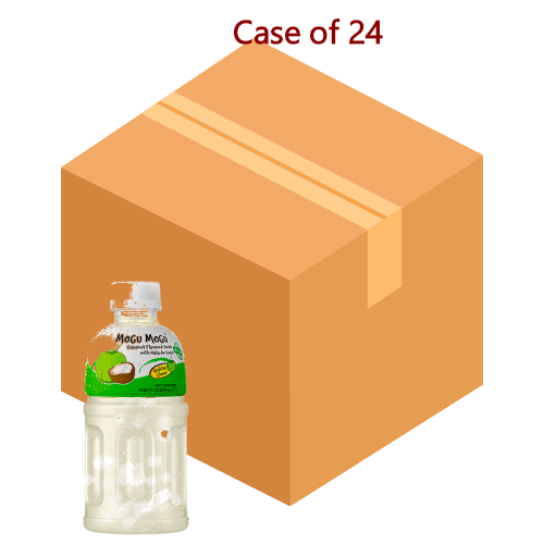 Load image into Gallery viewer, Mogu Mogu Coconut Drink with Nata De Coco-椰果椰子味飲料-320ml-DRIMM105-24