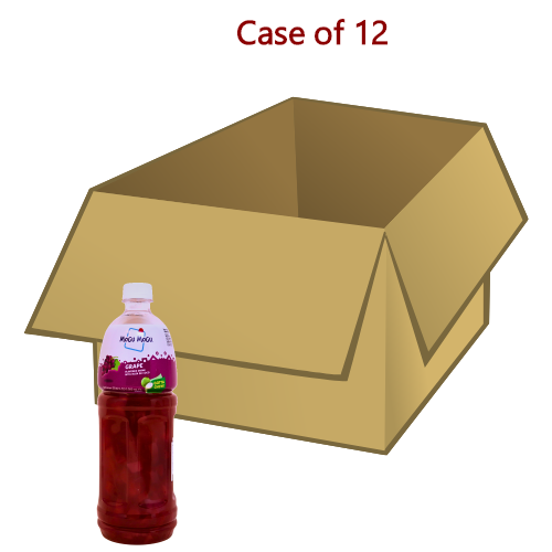 Load image into Gallery viewer, Mogu Mogu Grape Drink with Nata De Coco-椰果葡萄味飲料-1ltr-DRIMM204-12