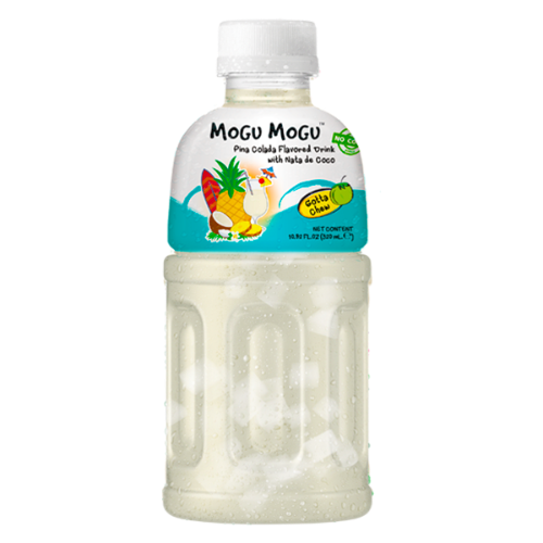 ギャラリービューアに画像を読み込む、Mogu Mogu Pina Colada Drink with Nata De Coco-椰果椰林飄香味飲料-320ml-DRIMM112