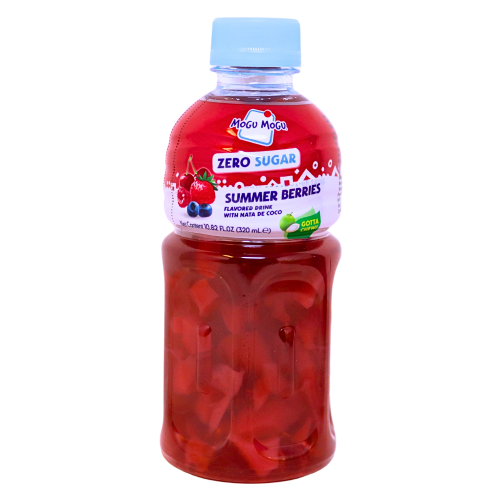 Load image into Gallery viewer, Mogu Mogu Summer Berries Drink with Nata De Coco (Zero Sugar)-椰果夏季漿果味飲料(0糖)-320ml-DRIMM120
