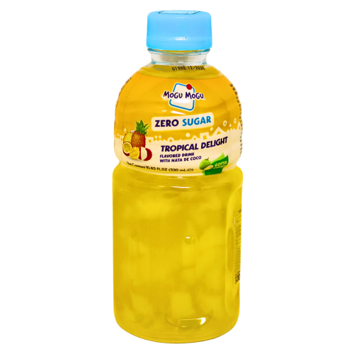 Load image into Gallery viewer, Mogu Mogu Tropical Delight Drink with Nata De Coco (Zero Sugar)-椰果熱帶水果味飲料(0糖)-320ml-DRIMM121