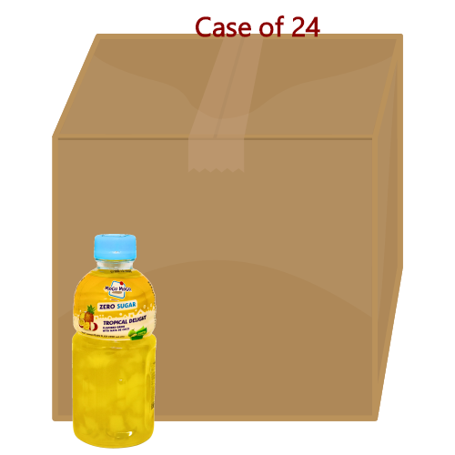 Load image into Gallery viewer, Mogu Mogu Tropical Delight Drink with Nata De Coco (Zero Sugar)-椰果熱帶水果味飲料(0糖)-320ml-DRIMM121-24