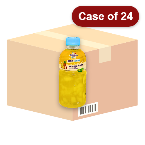 ギャラリービューアに画像を読み込む、Mogu Mogu Tropical Delight Drink with Nata De Coco (Zero Sugar)-椰果熱帶水果味飲料(0糖)-320ml-DRIMM121-24