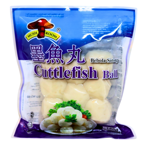 将图像加载到图库查看器中, Mushroom (Chilled) Cuttlefish Ball-蘑菇牌新鮮墨魚丸-180g-FBALLMSH404
