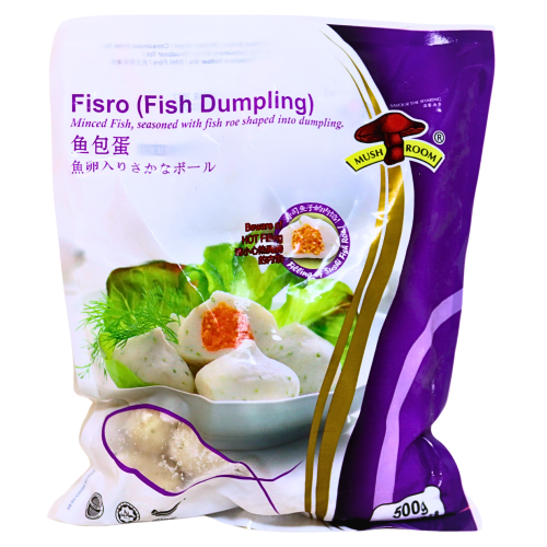 Load image into Gallery viewer, Mushroom Fisro Fish Dumpling-蘑菇牌魚包旦-500g-FBALLMSH215