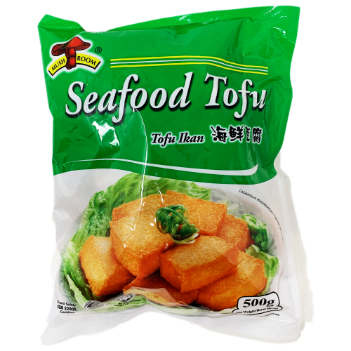 Load image into Gallery viewer, Mushroom Seafood Tofu (Fish Tofu)-蘑菇牌海鮮豆腐(豆腐魚)-500g-FBALLMSH214