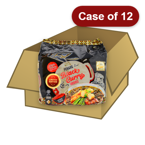 Load image into Gallery viewer, Mykuali Penang Black Curry Noodles-檳城黑咖喱麵-4_110g-INMY108-12