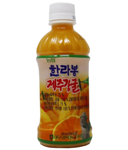 Load image into Gallery viewer, NH Jeju Mandarin Drink (Hanrabong)-韓國濟州島橘子汁-340ml-DRINH103