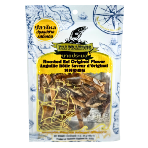 ギャラリービューアに画像を読み込む、Nai Pramong Roasted Eel Original-NP 烤鰻魚原味-40g-SNACNP108