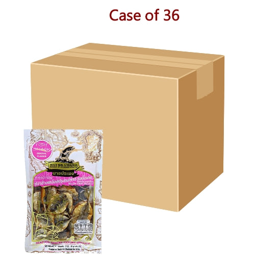 Load image into Gallery viewer, Nai Pramong Roasted Yellow Stripe Trevally - Original-泰國金紋鰺魚乾-原味-40g-SNACNP103-36