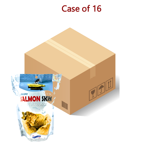 Load image into Gallery viewer, Nai Pramong Salmon Skin Original-香脆三文魚皮-原味-35g-SNACNP105-16