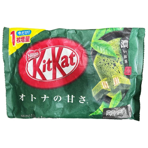Load image into Gallery viewer, Nestle Kitkat - Matcha Green Tea-雀巢奇巧濃郁宇治抹茶巧克力威化-14_9_7g-CHONT102