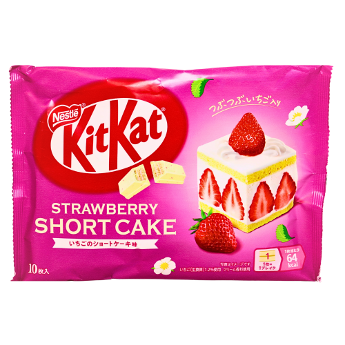 갤러리 뷰어에 이미지 로드, Nestle Kitkat Mini - Strawberry Short Cake-迷你KIT KAT (草莓威化蛋糕味)-116g-CHONT107