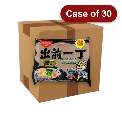 Load image into Gallery viewer, Nissin Noodles HK - Black Garlic Oil Tonkutsu-香港出前一丁黑蒜油豬骨湯麵-97g-INN120-30