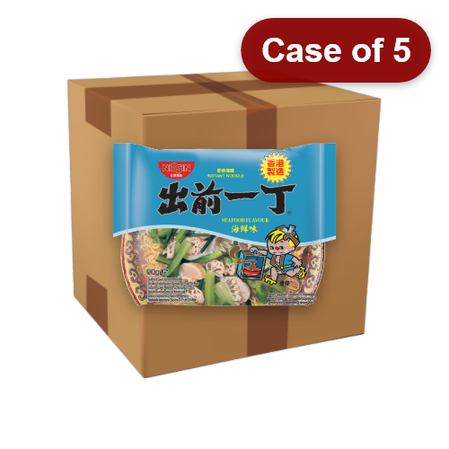 갤러리 뷰어에 이미지 로드, Nissin Noodles HK - Seafood-香港出前一丁海鮮面-90g-INN105A-5