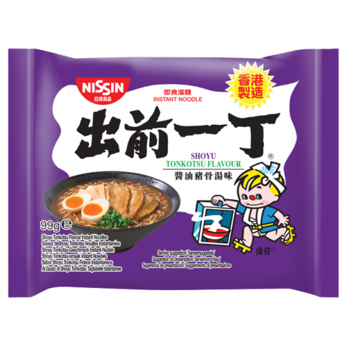 ギャラリービューアに画像を読み込む、Nissin Noodles HK - Shoyu Tonkotsu-香港出前一丁醬油豬骨湯麵-99g-INN121