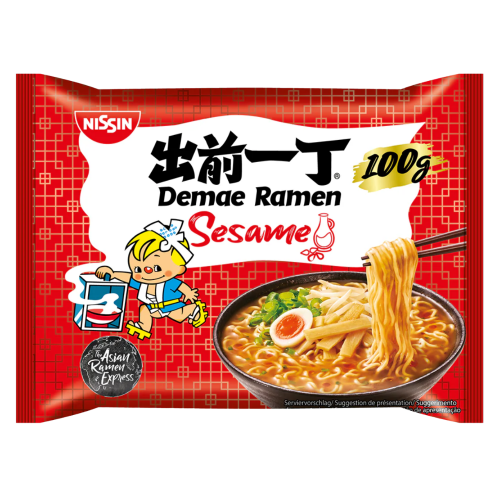 Tải hình ảnh vào trình xem Thư viện, Nissin Noodles - Sesame-出前一丁麻油味麵-100g-INN102