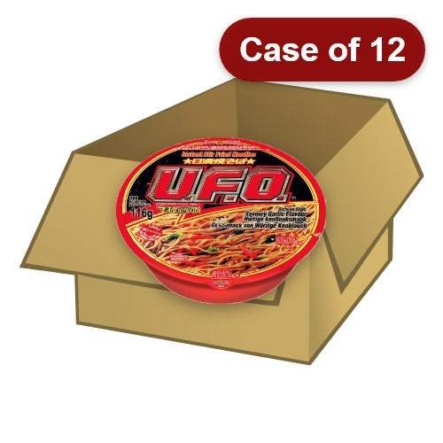 Load image into Gallery viewer, Nissin UFO Noodle - Sichuan Savoury Garlic-日清魚香風味飛碟炒麵-116g-INN314-12
