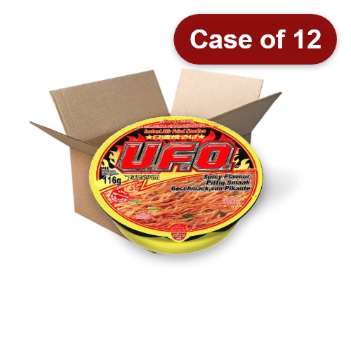 갤러리 뷰어에 이미지 로드, Nissin UFO Noodle - Spicy-日清鉄板風味飛碟炒麵-116g-INN313-12